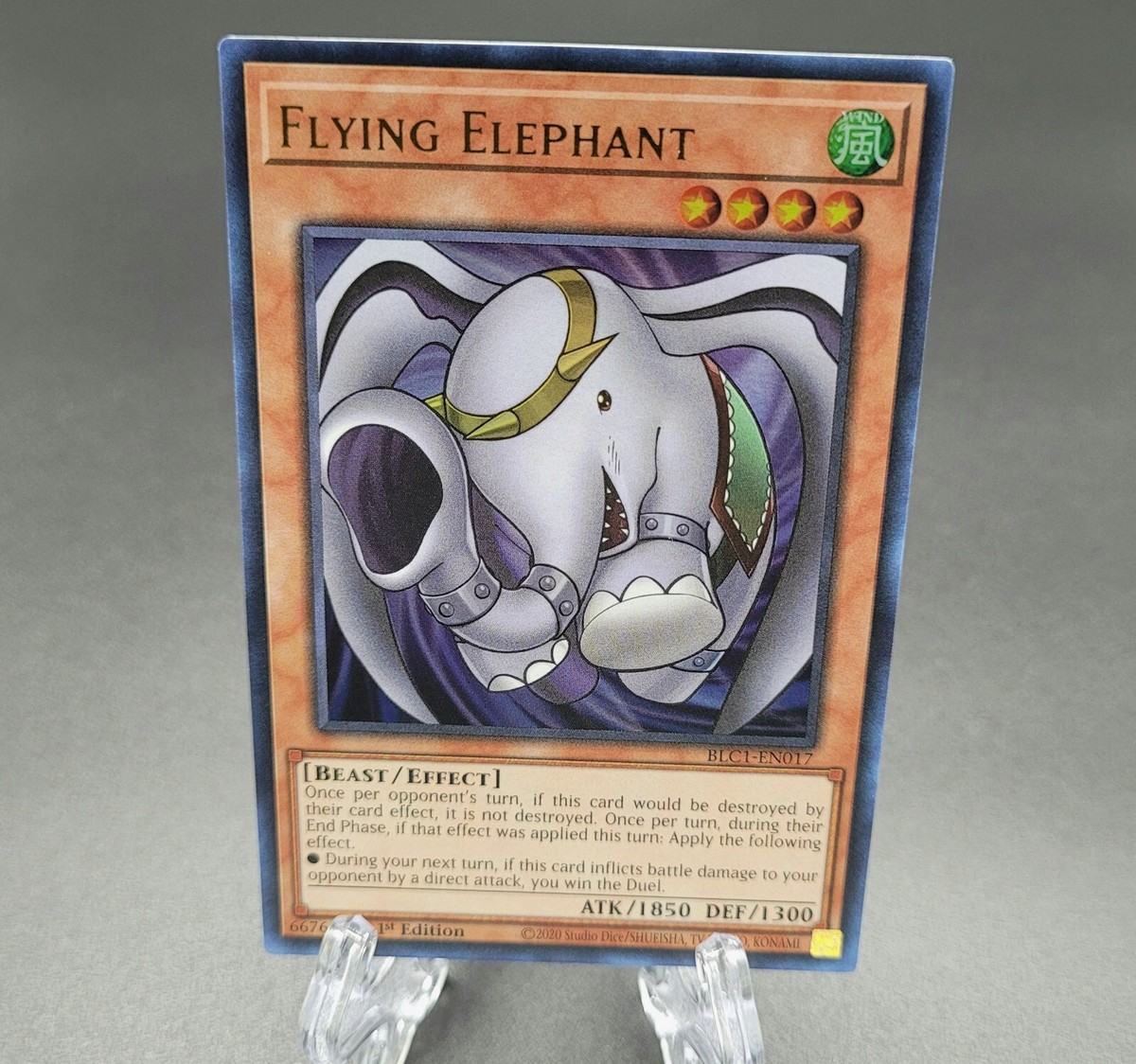 Yu-Gi-Oh! Flying Elephant BLC1-EN017 - 1st Edition - Ultra Rare (Gold) |  eBay