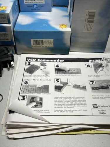 X10 Home Security System Cameras Receiver Transceiver VCR Remote & More Bundle - Picture 18 of 23