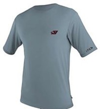 O'Neill Skins SS Rash Tee M Dusty Blue