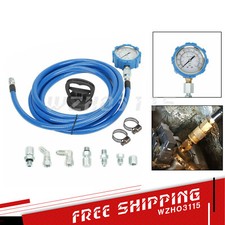 Fuel Oil Pressure Mechanical Gauge Test Tool Set For Ford Powerstroke 6.0l 7.3l