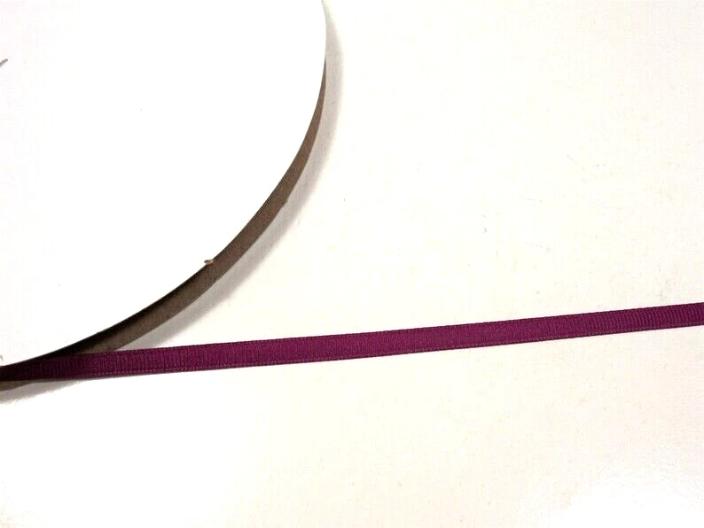Bright Purple Grosgrain Ribbon 1/4" wide x 8 yards Schiff Festive Fuchsia B61 - Image 2 of 4