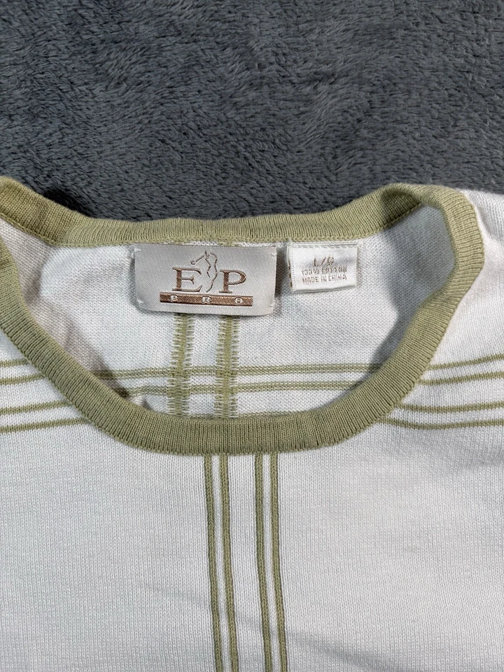 VINTAGE Golf Sweater Vest Womens Large Tight-Knit Old Plaid Money Preppy EP Pro - Image 3 of 4