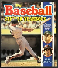 Topps Baseball Sticker Yearbook 1988 Edition New Never Used