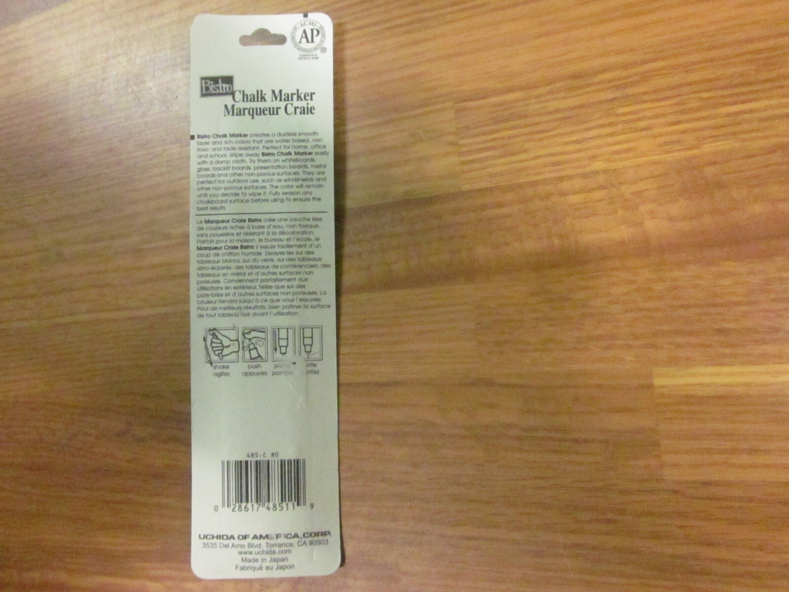Uchida Of America Extra Fine Tip Bistro Chalk Marker White