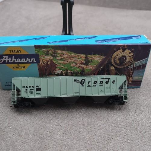 Coche tolva cubierta ATHEARN #5309 Rio Grande 54' P.S #15307 con Kadees H.O. 1:87 | Zustand: Used