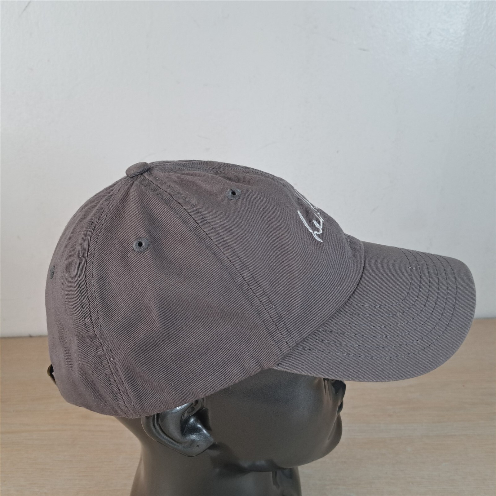 HUBBY SCRIPT SPELL ADJUSTABLE STRAPBACK BASEBALL … - image 4