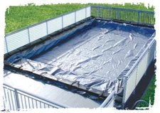 Buffalo Blizzard Ultimate Blue/Black Winter Cover for Rectangle Swimming Pool