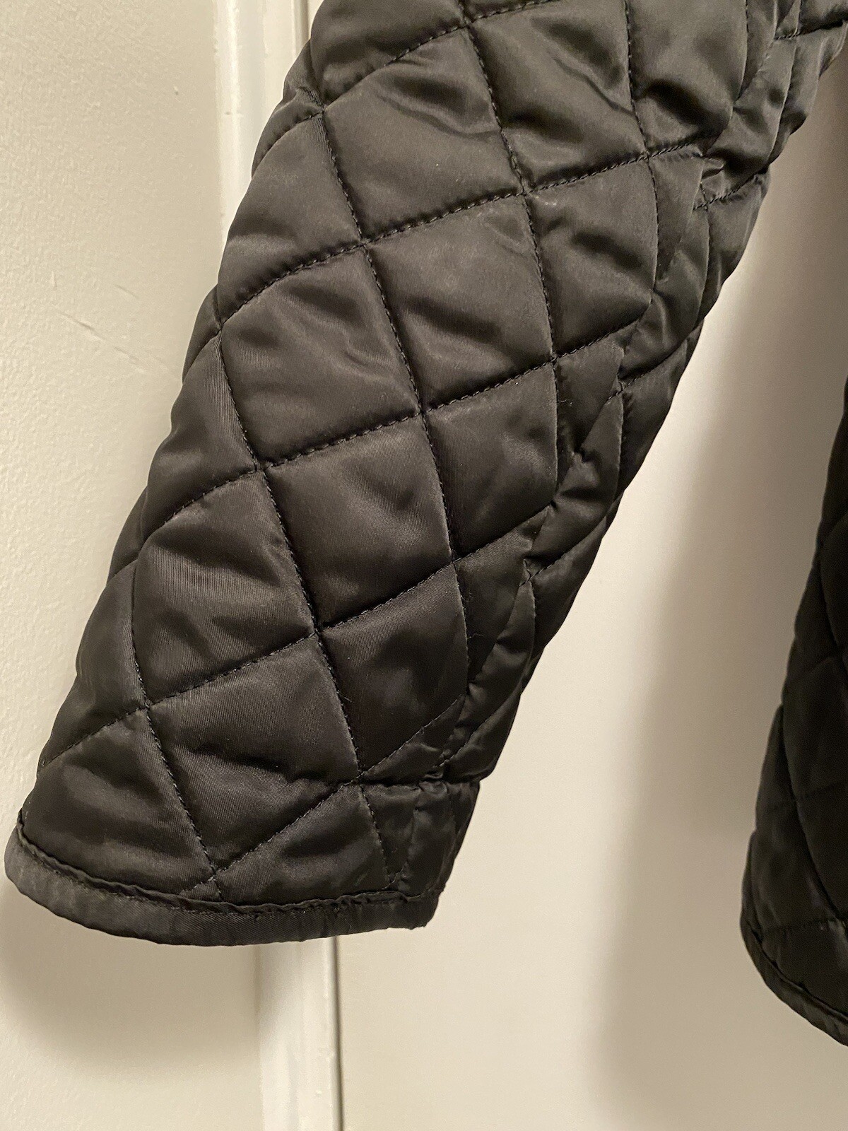 Croft & Barrow Solid Black Full Zip Quilted Hoode… - image 8