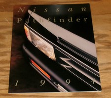 Original 1994 Nissan Pathfinder Deluxe Sales Brochure 94 4X2 4X4