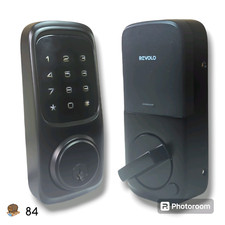 REVOLO RE002 Keyless Entry Door Lock Deadbolt with Touchscreen Keypad Black 
