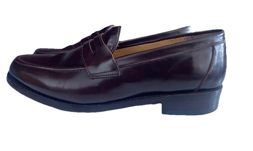 Samuel Windsor Herren Braun Halbschuh Leder Klassisch Slipper Fahren Schuhe Größe 8,5 - Bild 4 von 11