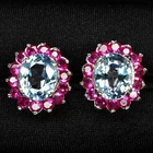 Luscious Color Change Alexandrite 5.15Ct 925 Sterling Silver Handmade Earrings