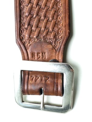 Vintage Viking Leather Ammo Cartridge Belt 45M Size 7212  display picture 2