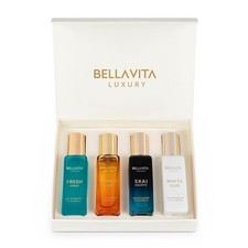 Bellavita Luxury Unisex Perfume Gift Set with Honey Oud, White Oud, Skai, and Fr