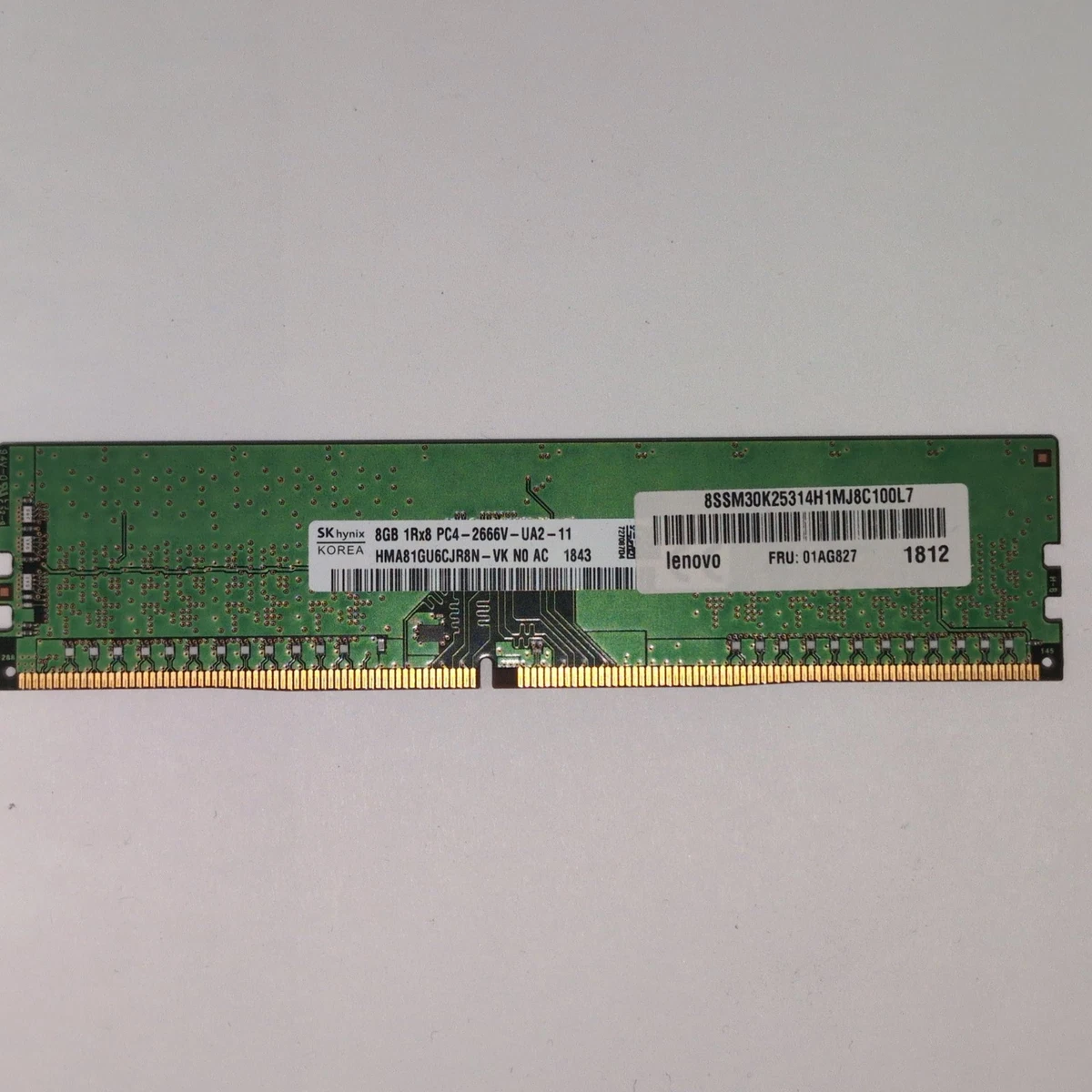 ECCタイプDDR4 PC4-21300 8GB ECC　PC4-2666 PC4-21300 (DDR4-2666) Bus Speed ECC RAM Computer Memory (RAM) for