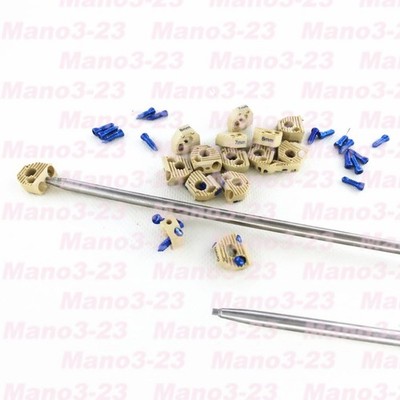 Locking 5mm CERVICAL FUSION SPINE CAGE (PEEK Material) with SCREWS 17 Pcs