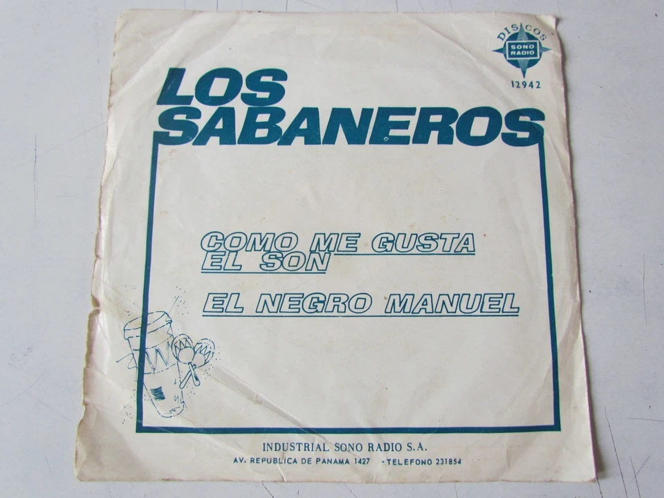 LOS SABANEROS BLACKIE CORONADO  «COMO ME GUSTA EL SON» 7″GUARACHA GUAGUANCO PERU - Image 2 of 4