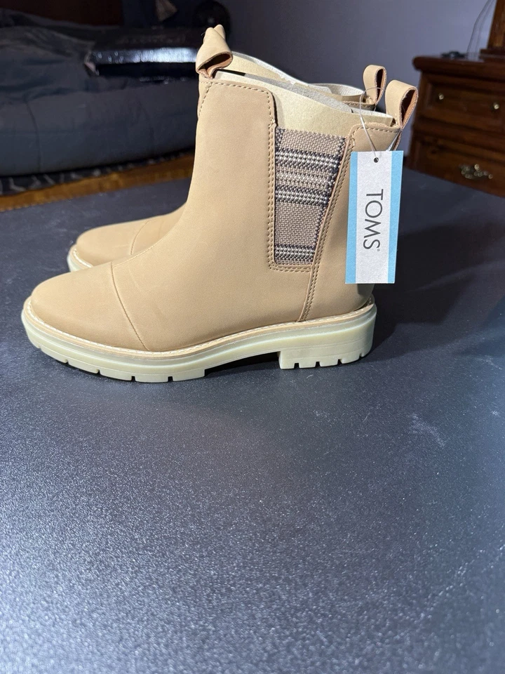 TOMS - Botas Chelsea Skylar Cemento Sintético Nubuck Mujer Talla 7 Nuevas con Etiquetas Foto 4 de 4