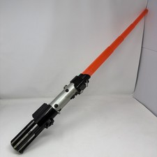 Star Wars Red Retractable Light Saber Toy Sword Hasbro Ejects but Light Not Work