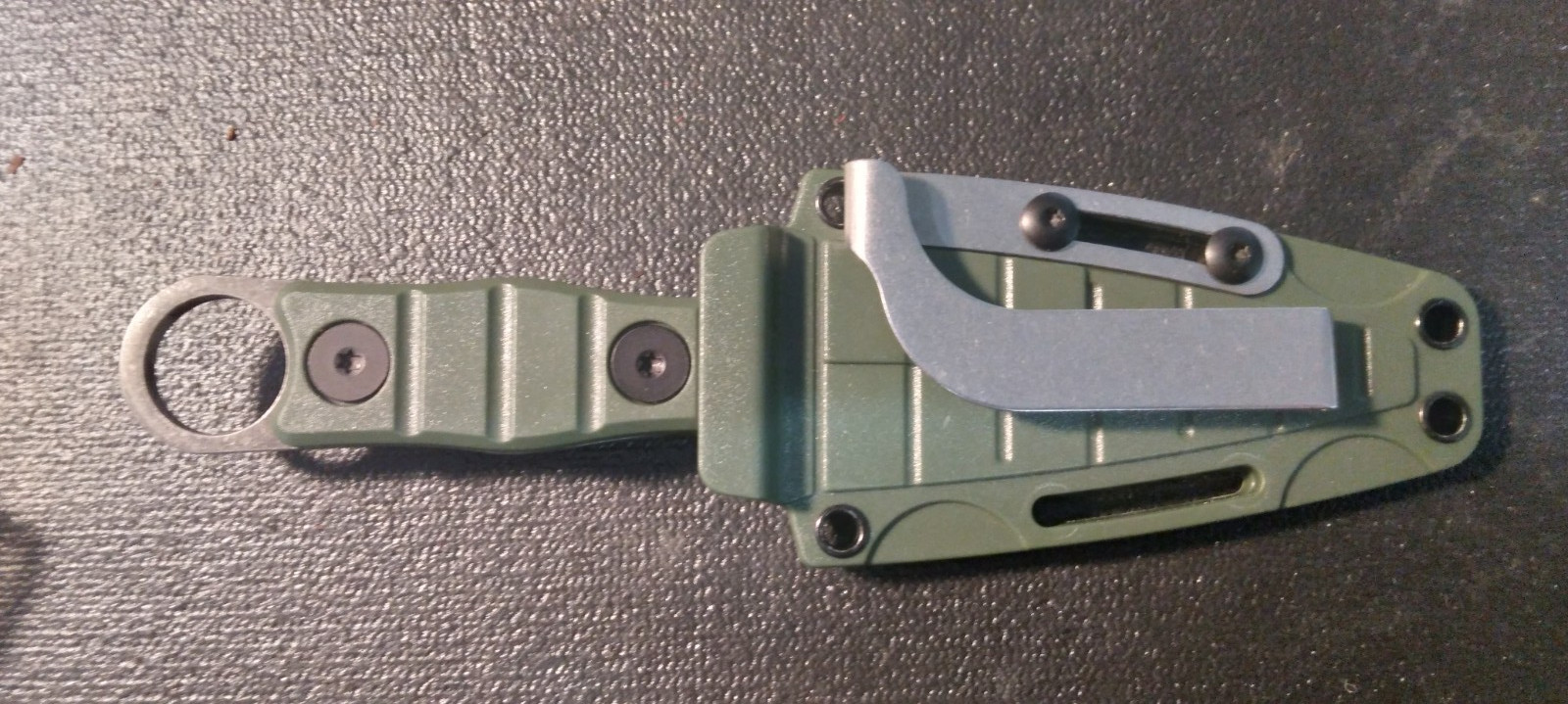 HEAVY DUTY OUTDOOR KNIFE WITH SHEATH AND BELT CLIP