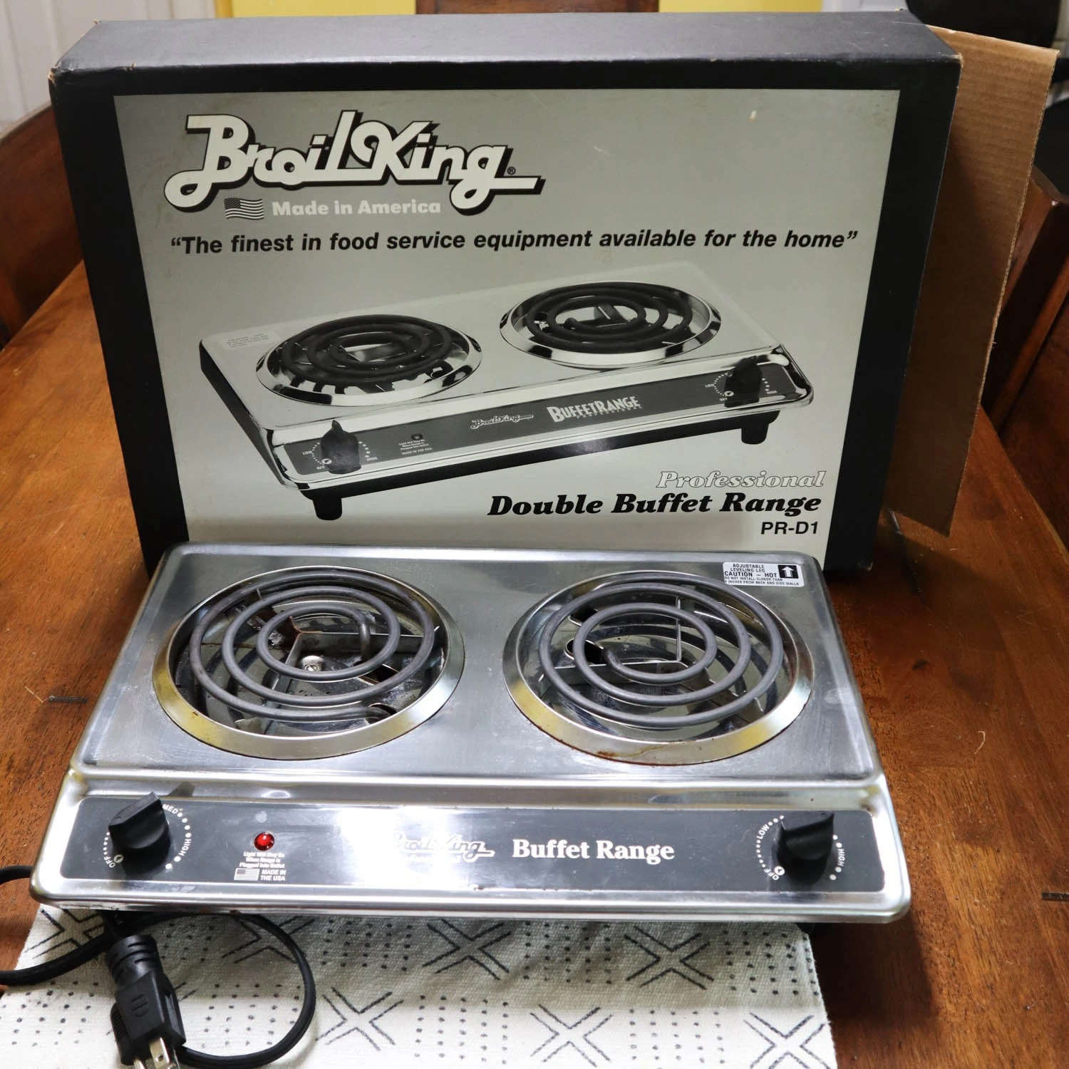 Broil King Pro Double Buffet Range Electric Cooktop Hot Plate PR-D1
Opens in a new window or tab