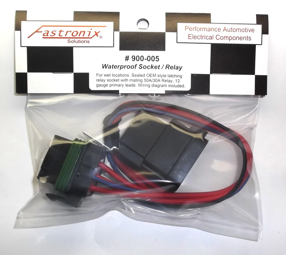 Fastronix 50/30 Amp Weatherproof Automotive Relay and Socket Kit - Image 2 of 4