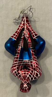 Marvel Spiderman Glass Ornament