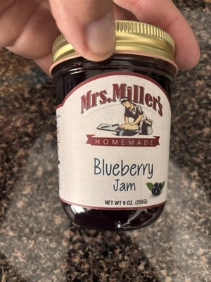   Amish Blueberry Jam Mrs Millers ... Homemade Right From Amish Country
