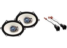 Absolute HQ573 5x7" 3-Way Front or Rear Speakers Fit 1999-2014 Ford F-150 250