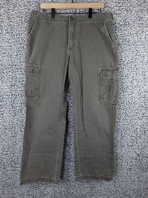 Lee Dungarees Carpenter Pants Mens 34x30 Green Workwear Utility Pocket  Relaxed