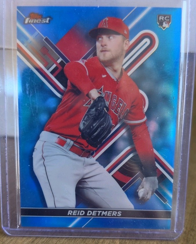 2022 Topps Finest - Reid Detmers #26 Blue Refractor /150 (RC)