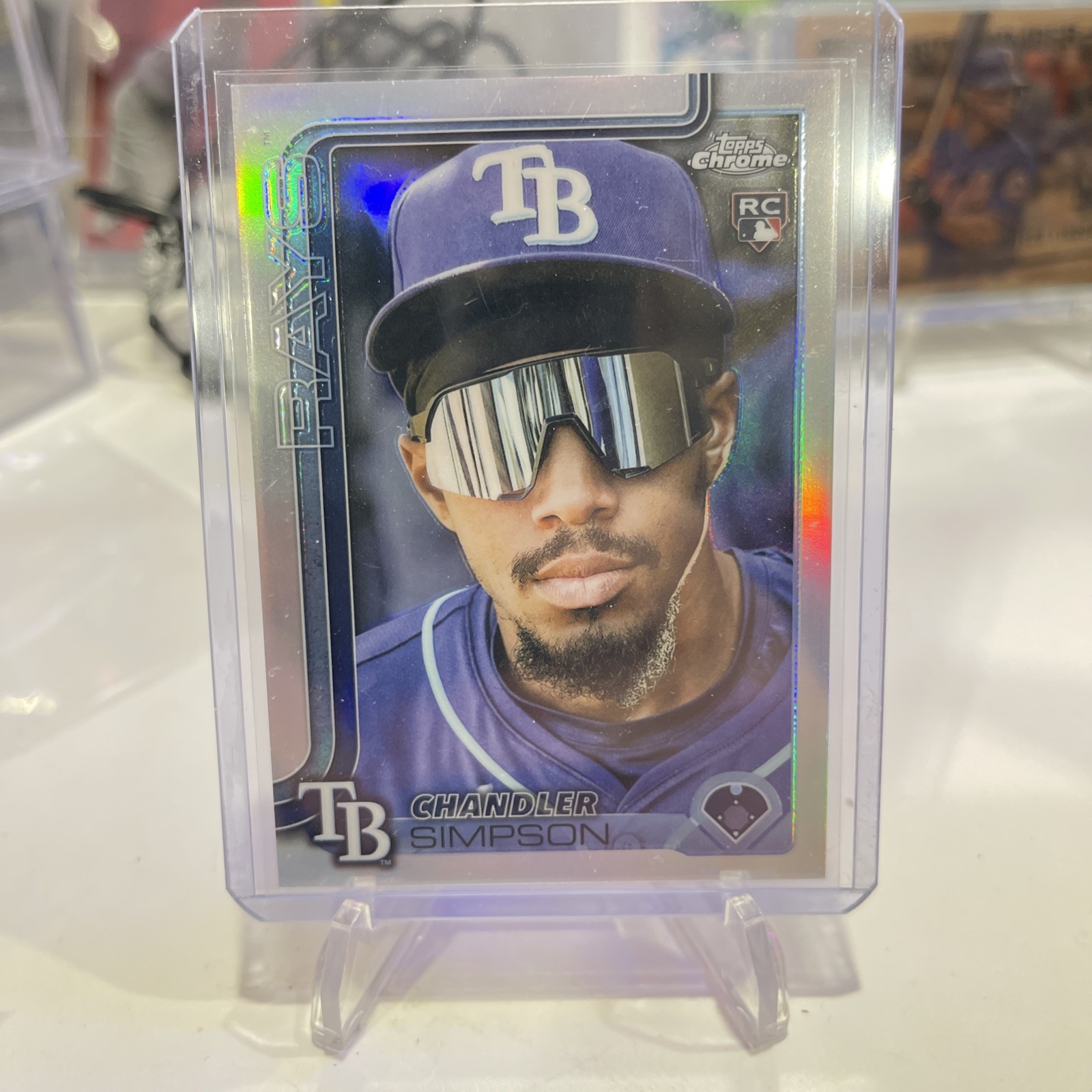 2025 Topps Chrome Update Series - Chandler Simpson Image Variation USC179 Rays