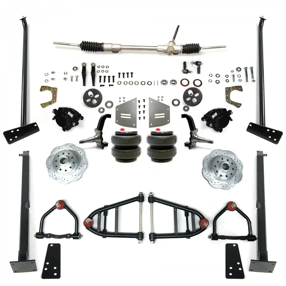 49-64 Studebaker Car Mustang II IFS Air Ride Stock 5x45 Manual LHD Rack Sin Xmem Foto 2 de 4