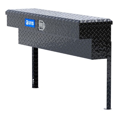 UWS Gloss Black Aluminum 48in Truck Bed Side Tool Box Toolbox Storage Lock