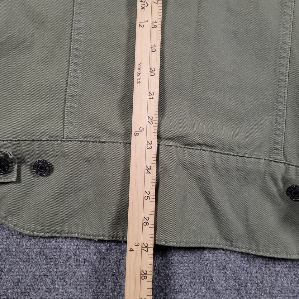 Levi's пригородный водитель грузовика куртка мужская M армия зеленый кордура водоотталкивающий с капюшоном - Изображение 3 из 4