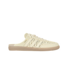 Adidas Samba Mule Cream White Gold Metallic KH7719 Authentic Women Slippers
