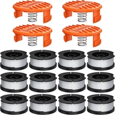 Replacement Spool for Black+Decker 12 Pack Trimmer String 0.065" AF-100 Autofeed