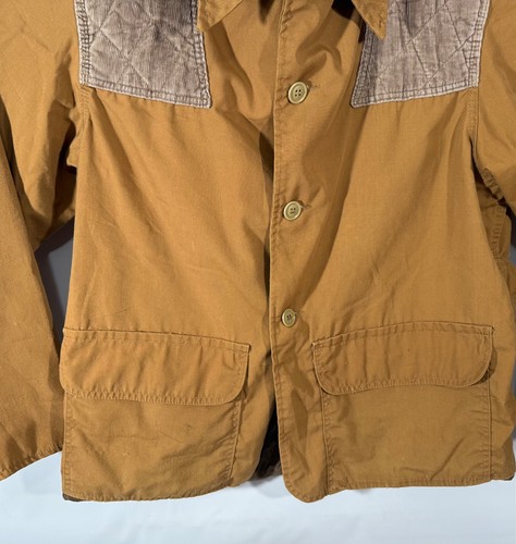 Vtg Western Auto Revelation Hunting Shooting Deluxe Field Coat Plaid Lined Sz L