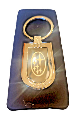 VINTAGE SUBARU ADVERTISING KEYCHAIN CIOCCA SUBARU  OF FLEMINGTON