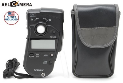 【NEAR MINT w/CASE】 SEKONIC L-408 Multi Master Exposure Light Meter From JAPAN