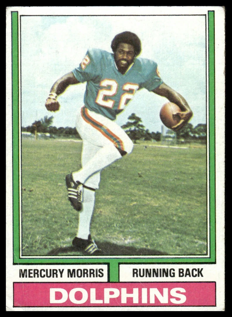 Mercury Morris trading card
