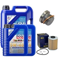 MotoröL Filter Set 5W-40 Liqui Moly 7 Liter + Schraube FüR BMW 3Er M3 3.0 E36