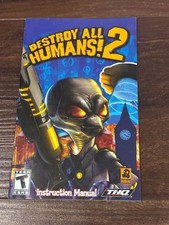 Destroy All Humans 2 PS2 Playstation 2 Instruction Manual Only