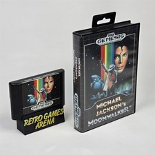 Michael Jackson's Moonwalker Sega Genesis Case Cartridge