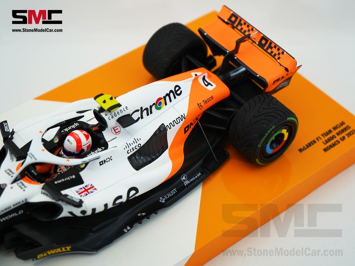 McLaren F1 MCL60 #4 Lando Norris Monaco GP 2023 Triple Crown 1:18