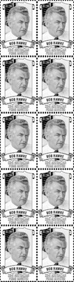 Bob Hawke 23rd Australian Prime Minister Vignette Mint Stamp Strip of 10 #2