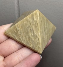 Chrysoberyl Cats Eye Pyramid Shape Natural Gemstone 80 Grams