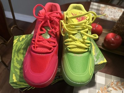 LaMelo Ball Rick and Morty Basketball Shoes Size 8.5 Mb.01