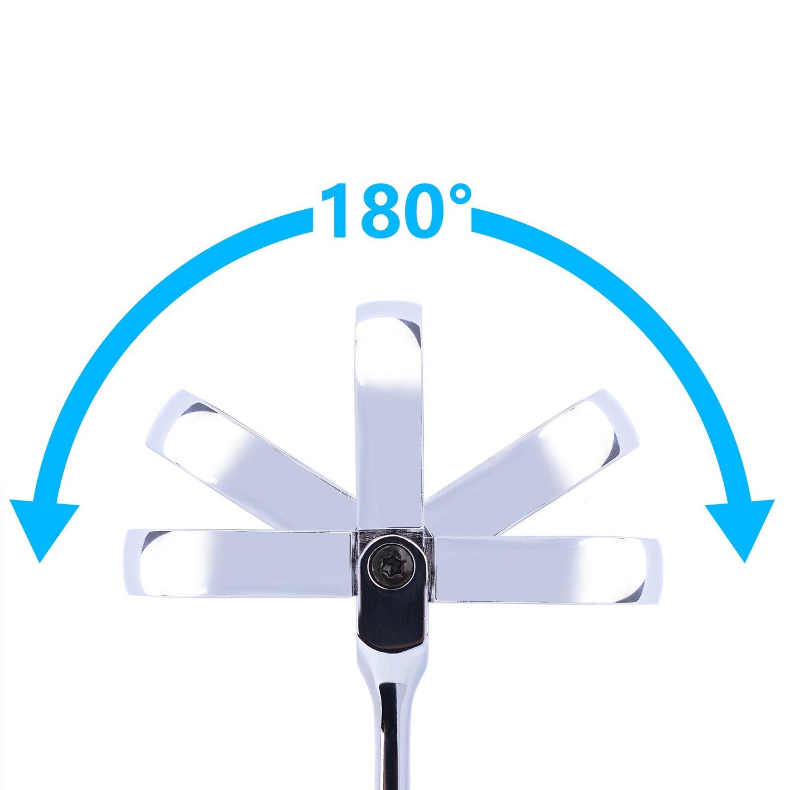 6X NEW Flex-Head Double Box End Ratcheting Wrenches Extra Long Metric Universal