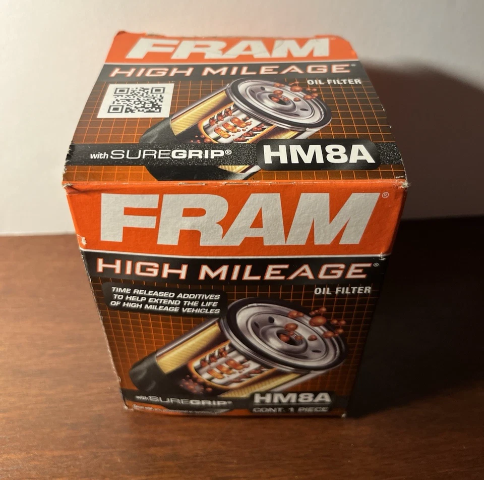 Filtro de aceite Fram HM8A de alto kilometraje con agarre seguro nuevo Foto 3 de 4